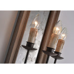 Candle 3 Light Mirrored Sconce