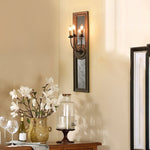 Candle 3 Light Mirrored Sconce