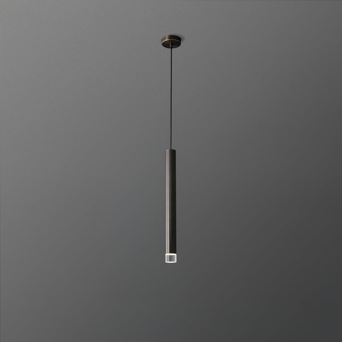 Candles Brass Pendant Light – Modern Minimalist Hanging Lamp for Kitchen Island and Dining Room