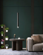 Candles Brass Pendant Light – Modern Minimalist Hanging Lamp for Kitchen Island and Dining Room