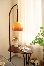 Cantilever Wood Accent Floor Lamp