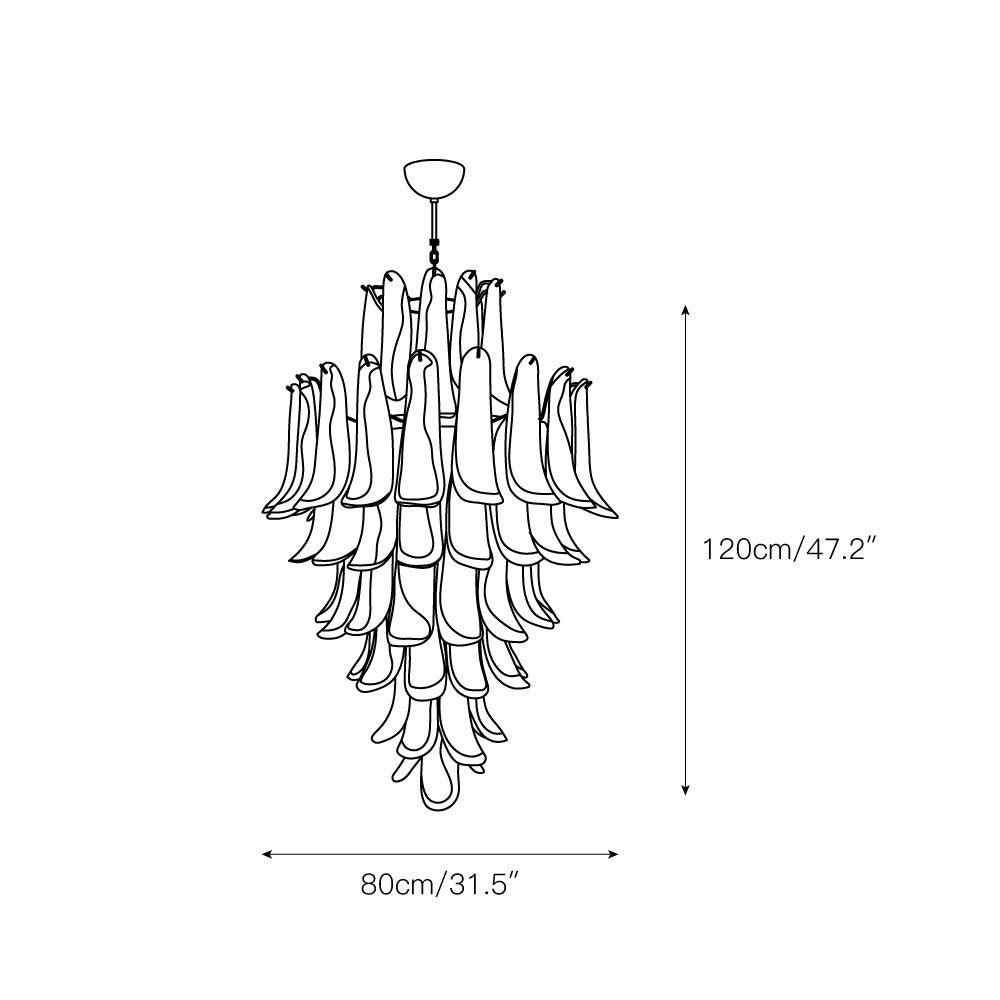caramello-petal-chandelier