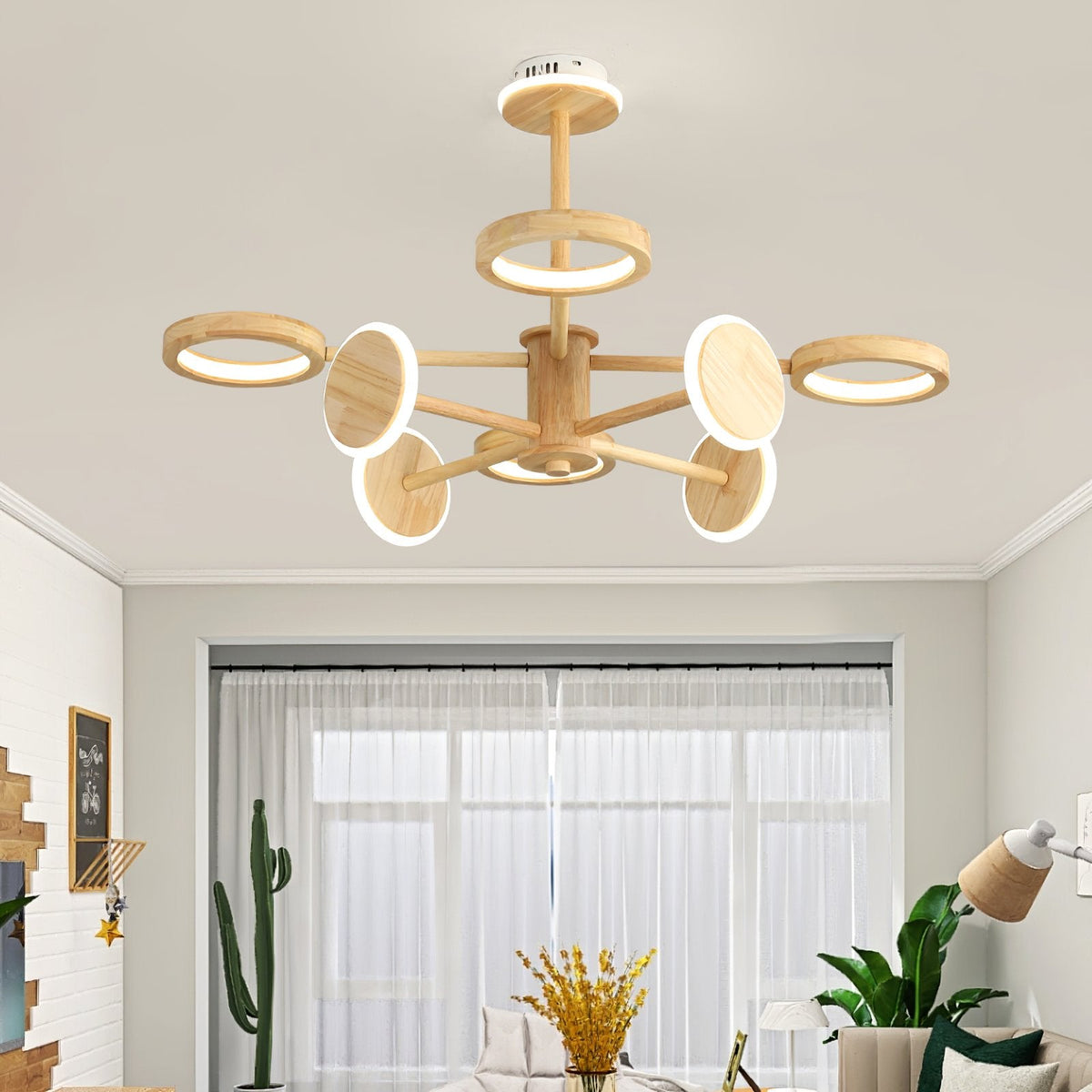Carlin Log Chandelier