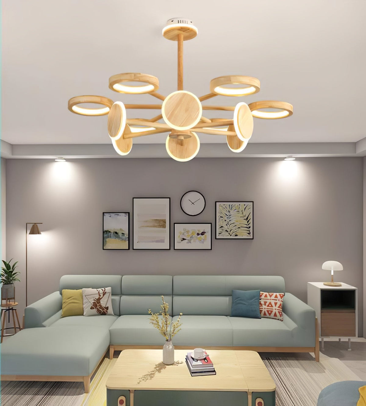 Carlin Log Chandelier