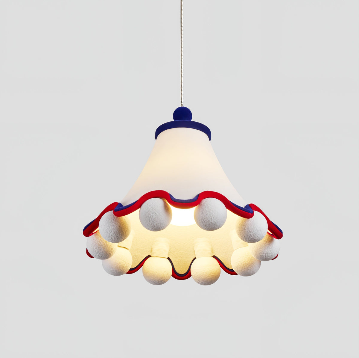 Carnival Pendant Light – Art Deco Resin & Metal Ceiling Lamp for Modern Interiors