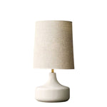 Caroline Ceramic Table Lamp – Sculptural Bedside Lighting in Cream or Grey-Green