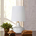 Caroline Ceramic Table Lamp – Sculptural Bedside Lighting in Cream or Grey-Green