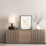 Caroline Ceramic Table Lamp – Sculptural Bedside Lighting in Cream or Grey-Green