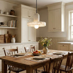 Carrara Alabaster Pendant Light – Modern Minimalist Ceiling Lamp