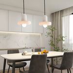 Carrara Alabaster Pendant Light – Modern Minimalist Ceiling Lamp