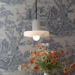 Carrara Alabaster Pendant Light – Modern Minimalist Ceiling Lamp
