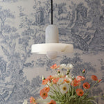 Carrara Alabaster Pendant Light – Modern Minimalist Ceiling Lamp