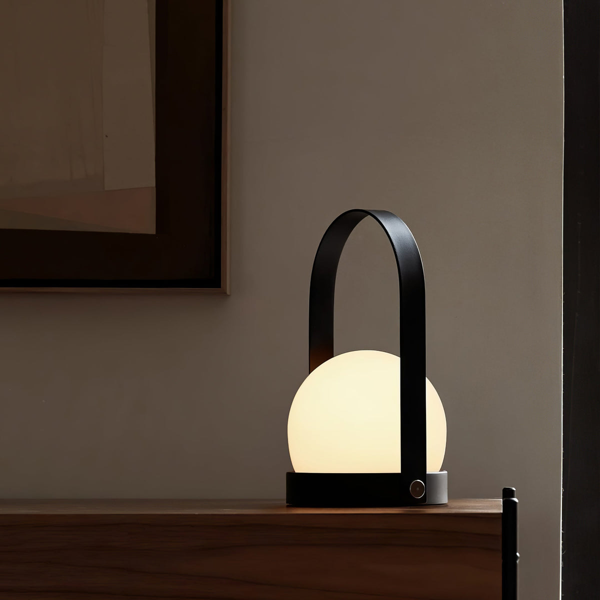 Carrie Built In Battery Table Lamp