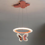 Lumière Butterfly Acrylic Pendant Light – Designer LED Ceiling Lamp for Kids' Rooms