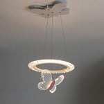 Lumière Butterfly Acrylic Pendant Light – Designer LED Ceiling Lamp for Kids' Rooms