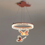 Lumière Butterfly Acrylic Pendant Light – Designer LED Ceiling Lamp for Kids' Rooms