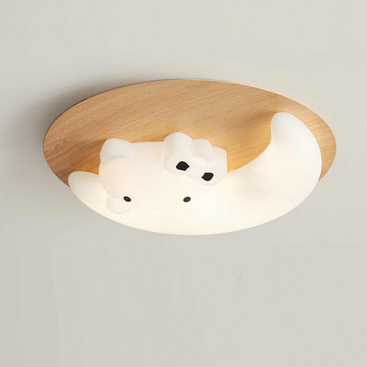 Cartoon Moon Cat Ceiling Lamp