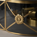 Carved Brass Ceiling Lamp