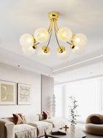 Carved Glass Ceiling Lamp
