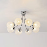 Carved Glass Ceiling Lamp