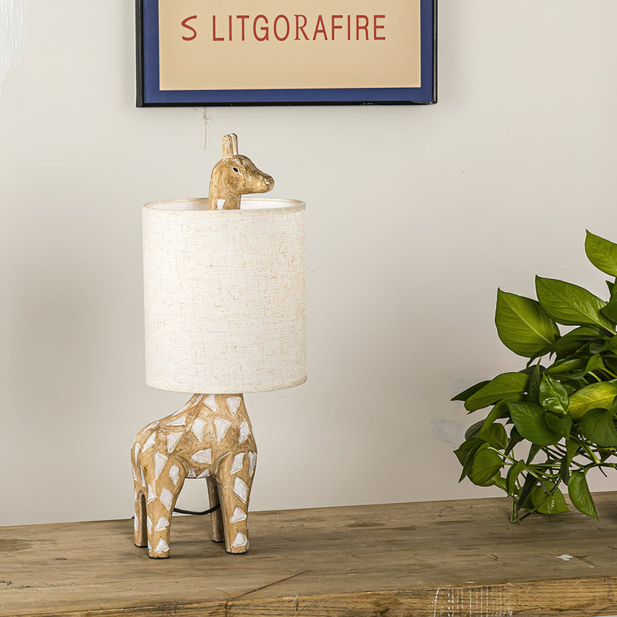 carved-wood-animal-table-lamp