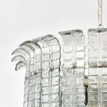 Cascade Glass Green Chandelier | Handcrafted Murano Glass Pendant for Dining & Living Rooms
