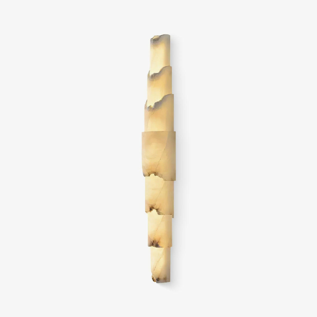 Cascading Alabaster Wall Sconce | Modern LED Wall Light
