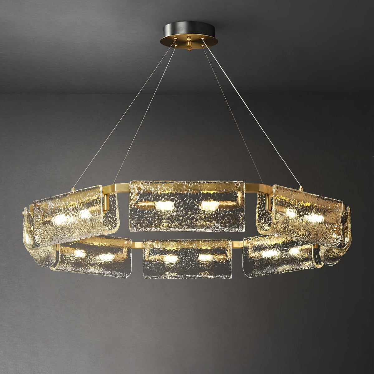 Casper Oval Tube Chandelier