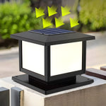 Cassian Solar Post Light – Modern Geometric Outdoor Lamp for Gardens & Pathways