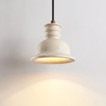 Cassian Stone Pendant Light – Travertine Bell Shade for Kitchen Island & Dining