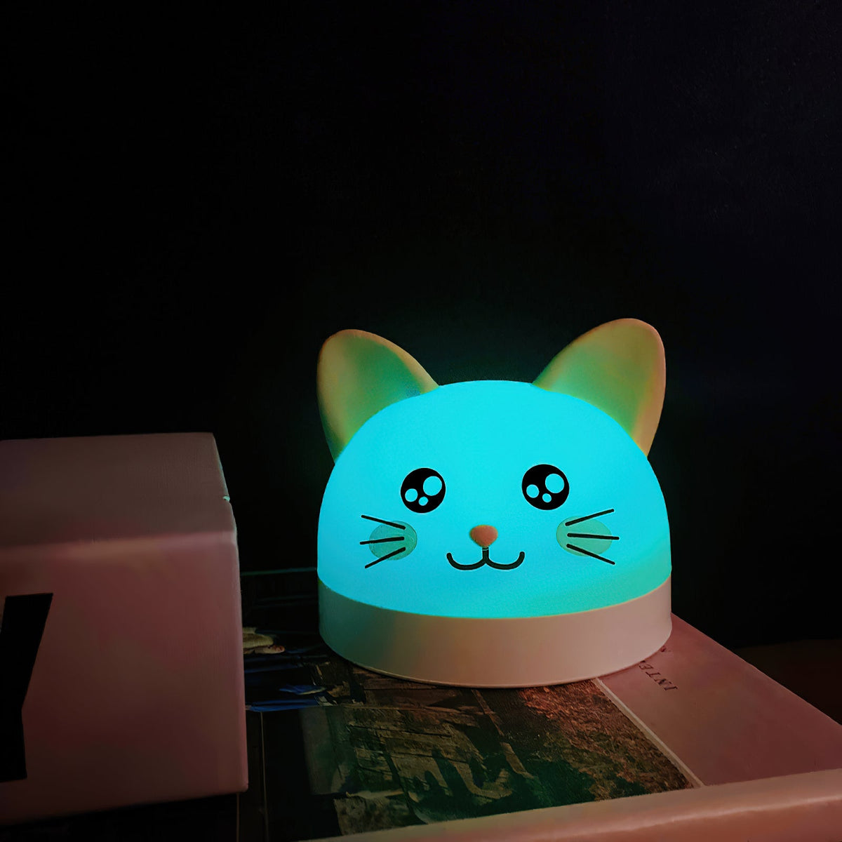 cat-mouse-clock-night-light