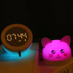 cat-mouse-clock-night-light