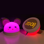 cat-mouse-clock-night-light