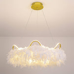 Cat Ear Feather Pendant Light