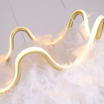 Cat Ear Feather Pendant Light