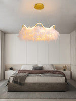 Cat Ear Feather Pendant Light