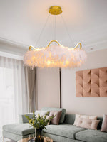 Cat Ear Feather Pendant Light
