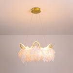 Cat Ear Feather Pendant Light