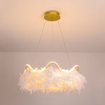 Cat Ear Feather Pendant Light