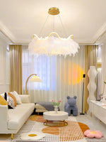 Cat Ear Feather Pendant Light