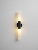 Cavoya Natural Alabaster Wall Sconce with Dual-Ended LED Glow