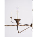 Elara Candle Chandelier – Modern Brass Candelabra Chandelier for Dining Room