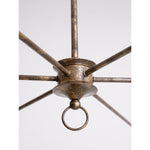 Elara Candle Chandelier – Modern Brass Candelabra Chandelier for Dining Room