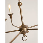 Elara Candle Chandelier – Modern Brass Candelabra Chandelier for Dining Room