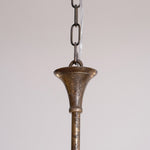 Elara Candle Chandelier – Modern Brass Candelabra Chandelier for Dining Room