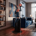 Celeste Poise Sculpture Floor Lamp with Marble Base