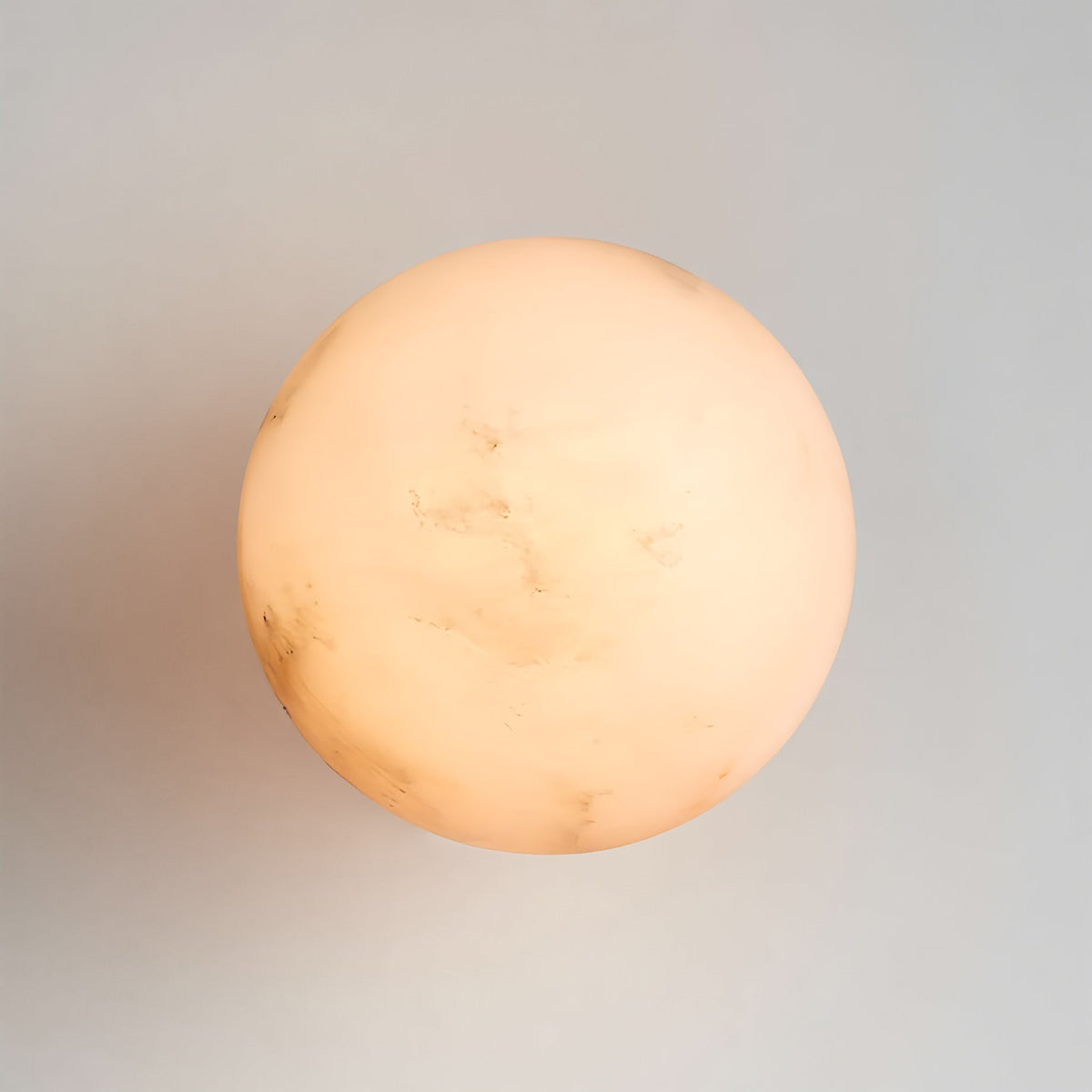 Celestial Double Alabaster Wall Sconce in Bronze