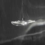 Manta Drift Modern Glass Chandelier for Dining Room and Living Space