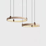 Celestial Orbit Travertine Chandelier – Modern Natural Stone Pendant Light