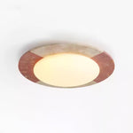 Celestial Travertine Ceiling Light – Modern Flush Mount LED Lamp